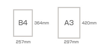 B4・A3サイズ